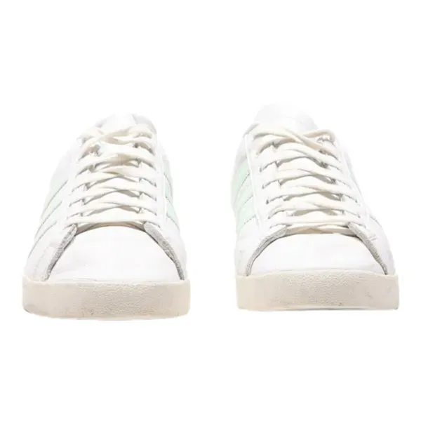 ADIDAS Coast Star Low Top Trainers White Leather Womens UK 6.5