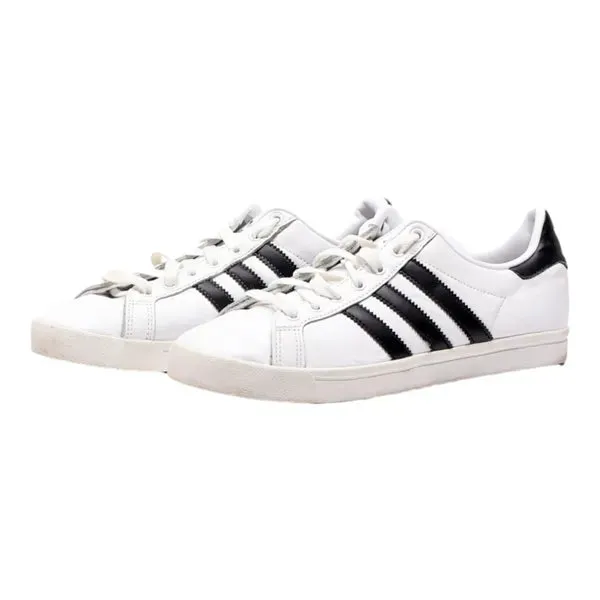 ADIDAS Coast Star Sneaker Trainers White Leather Mens UK 6.5