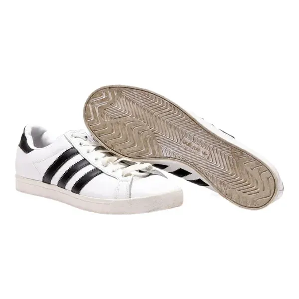 ADIDAS Coast Star Sneaker Trainers White Leather Mens UK 6.5
