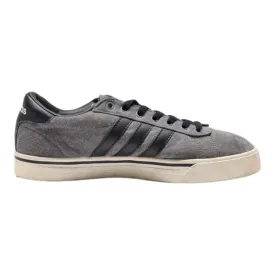 ADIDAS Low Top Trainers Grey Canvas Mens UK 7.5