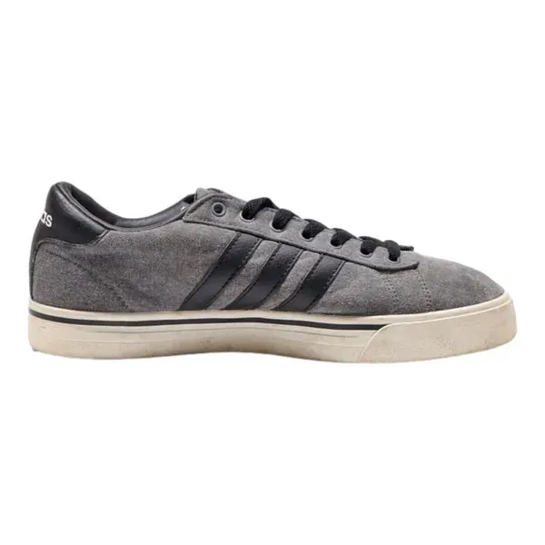 ADIDAS Low Top Trainers Grey Canvas Mens UK 7.5