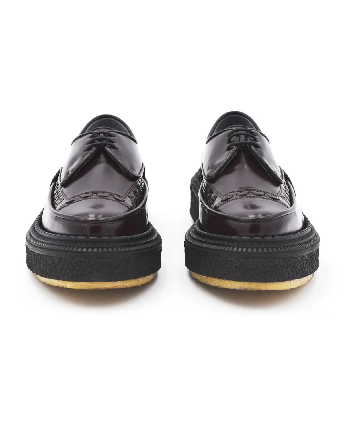 Adieu Type 101 Burgundy Crepe Sole Brogue