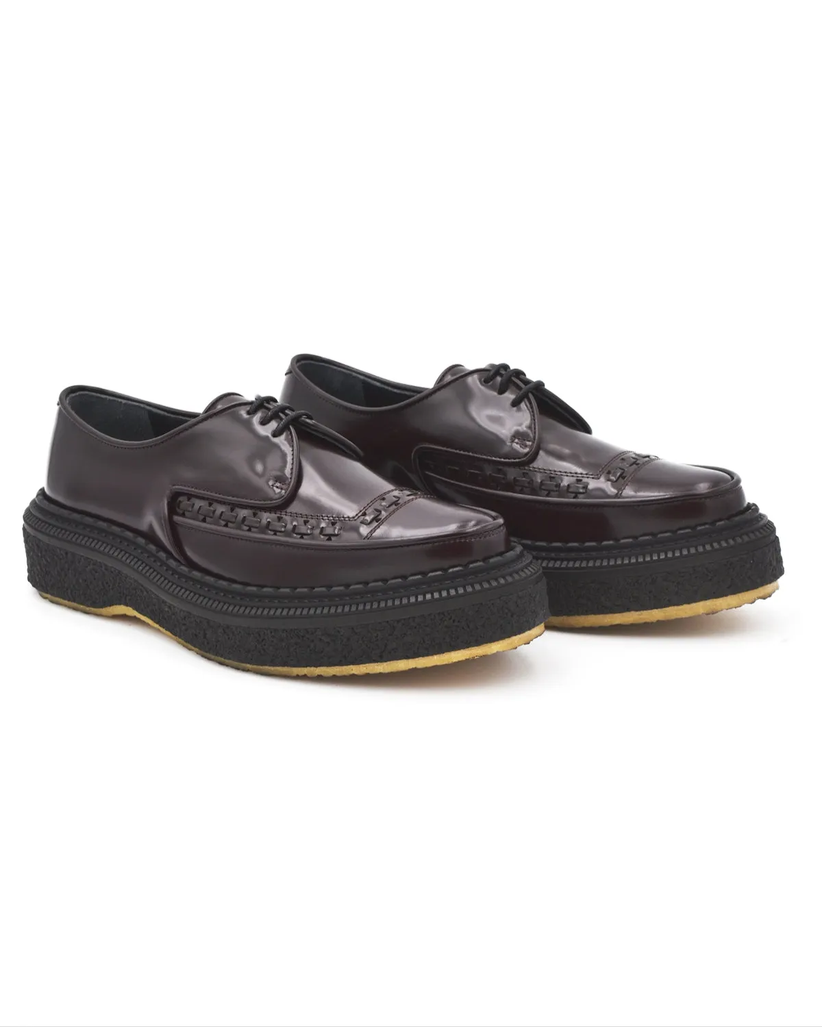 Adieu Type 101 Burgundy Crepe Sole Brogue