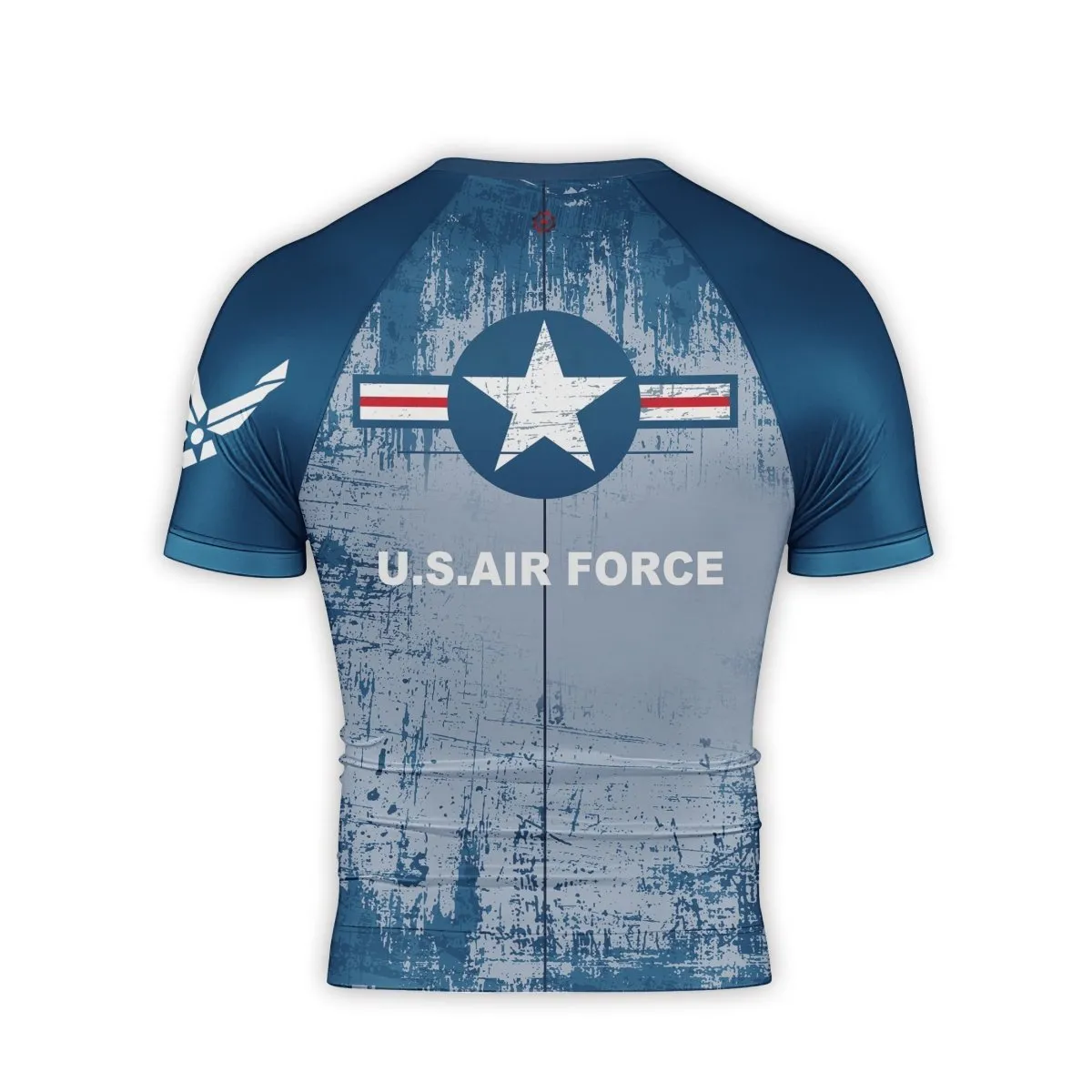 Air Force Veteran Men's Short Sleeve Rash Guard