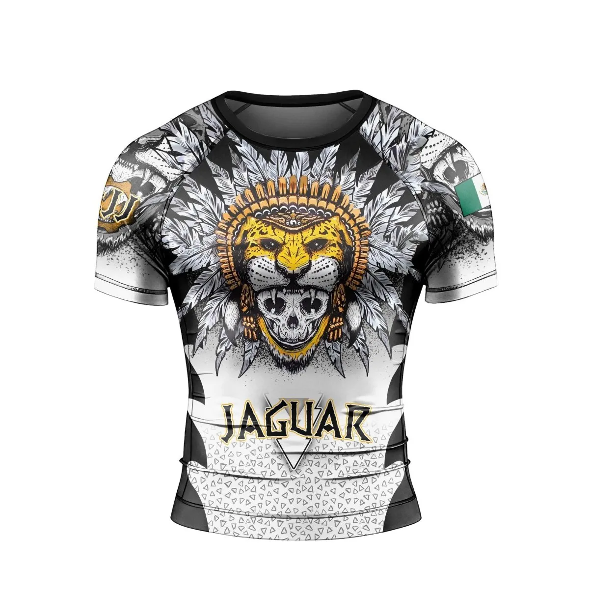 Aztec Warrior Men's Short Sleeve Rash Guard