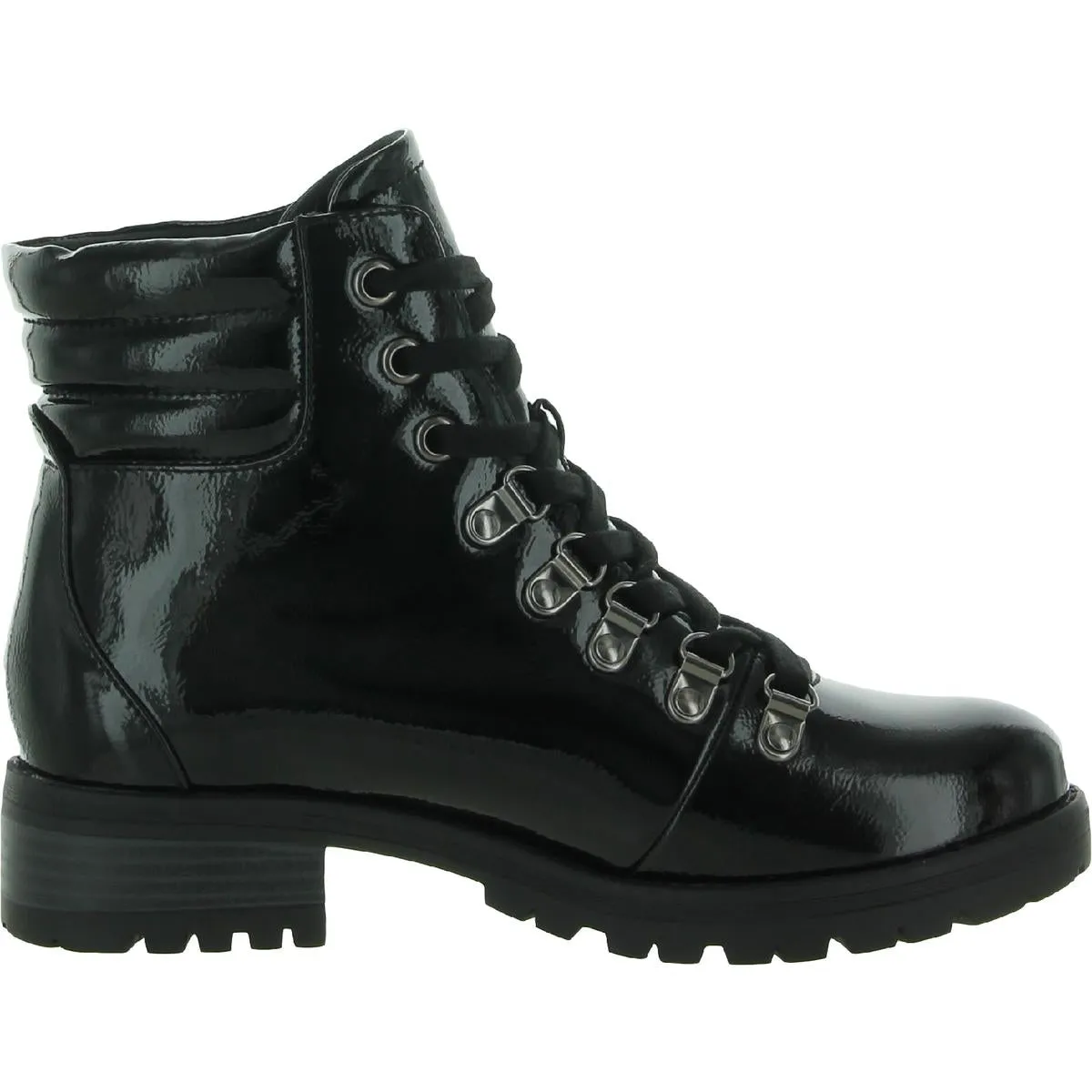 BC Footwear Women's Otherside Vegan Leather Lug Sole Combat Boots