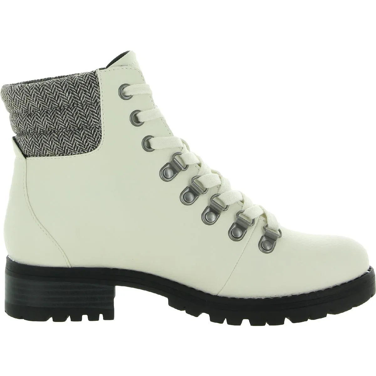 BC Footwear Women's Otherside Vegan Leather Lug Sole Combat Boots