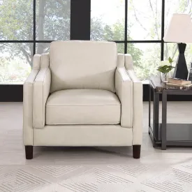 Bella - Leather Chair - Ivory by Couch.com