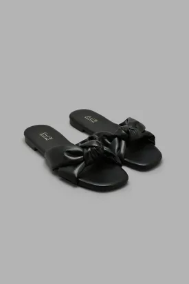 Black Knot Sandal