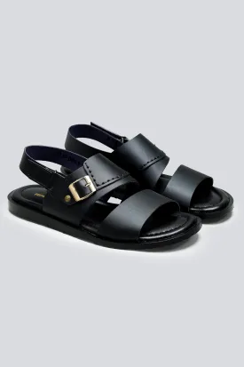 Black Sandal for Men's