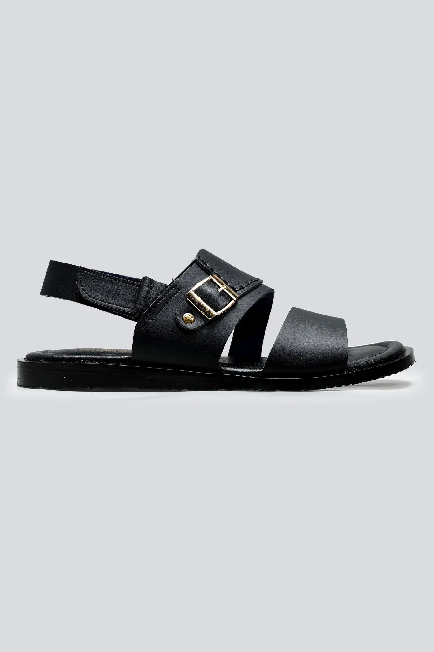 Black Sandal for Men's
