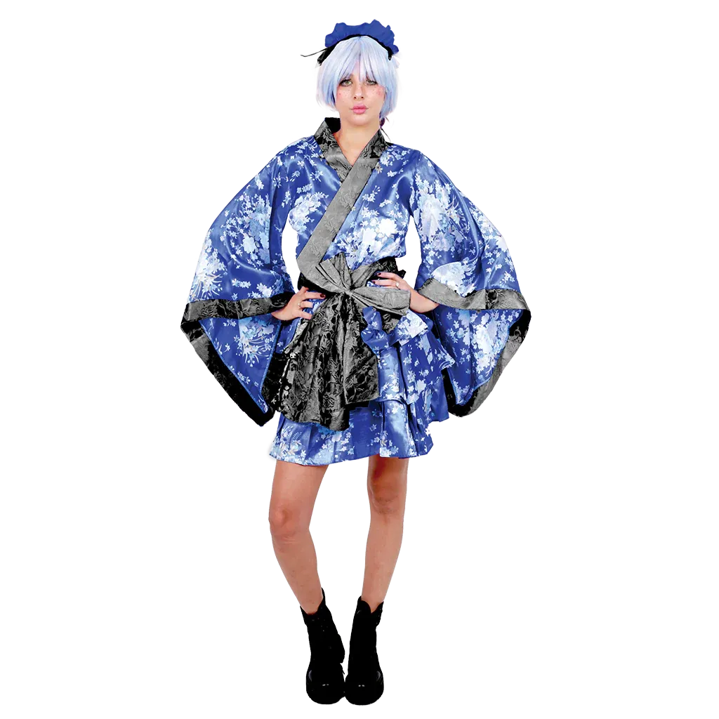 Blue Geisha Lady Adult Women's Costume