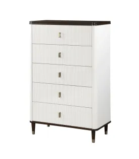 Carena - Chest - White / Walnut by Couch.com