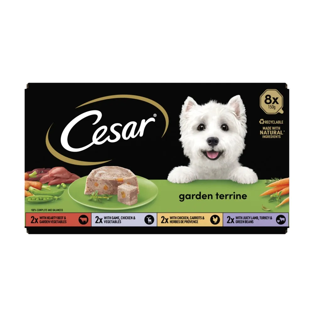 Cesar Foil Selection 8x150g Garden Terrine