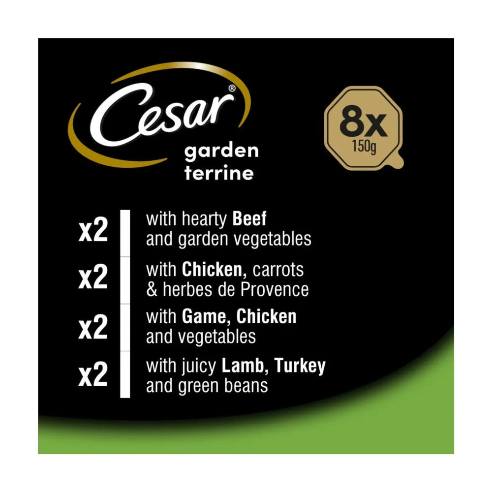 Cesar Foil Selection 8x150g Garden Terrine