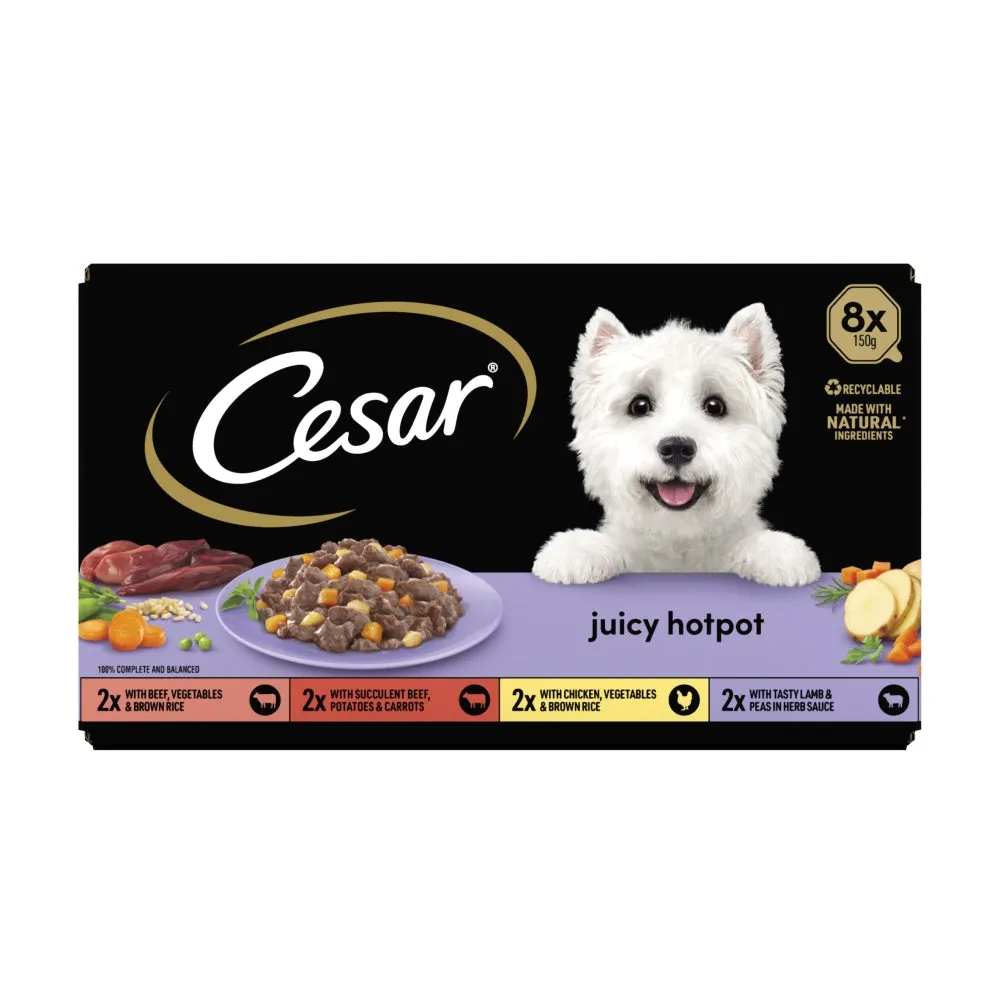 Cesar Foil Selection 8x150g Juicy Hotpot