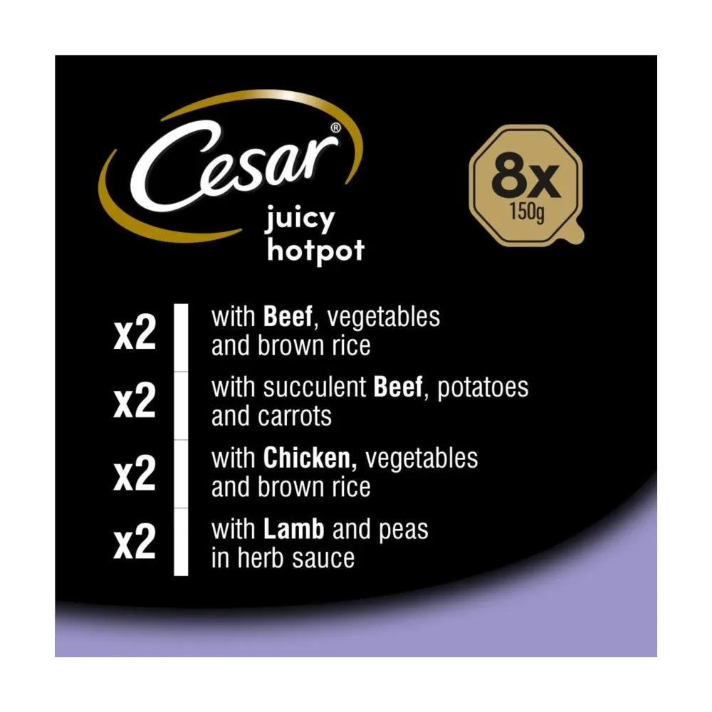 Cesar Foil Selection 8x150g Juicy Hotpot