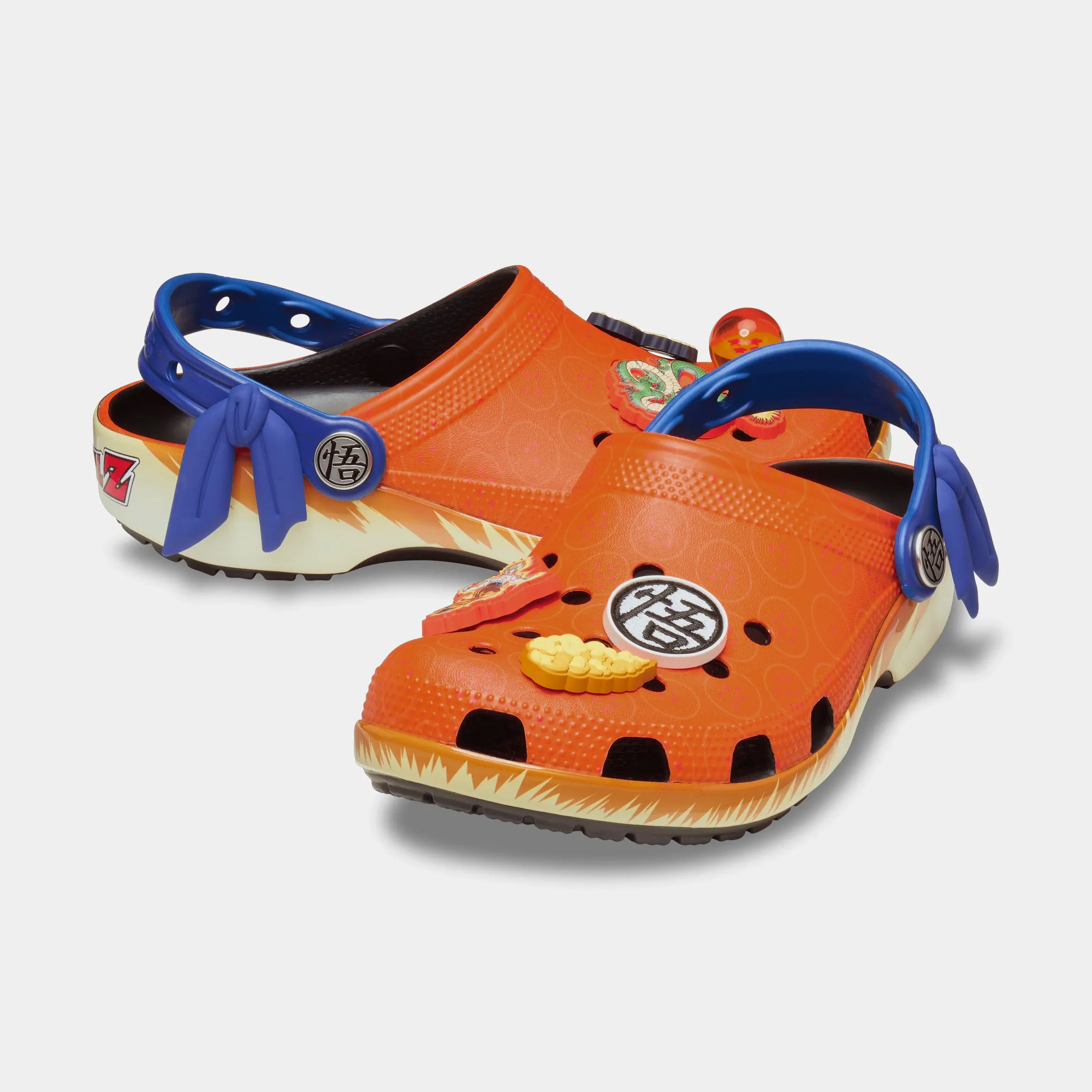 Dragon Ball Z Classic Clog Mens Sandals (Orange/Blue)