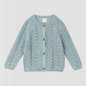 ettie   h Talwyn Sweater - Dusty Blue Knit