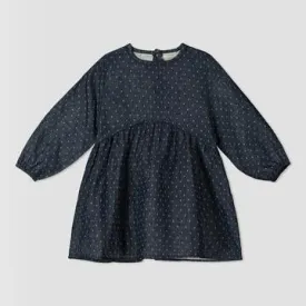 ettie   h Tamsyn Dress - Navy Dot (Woven)