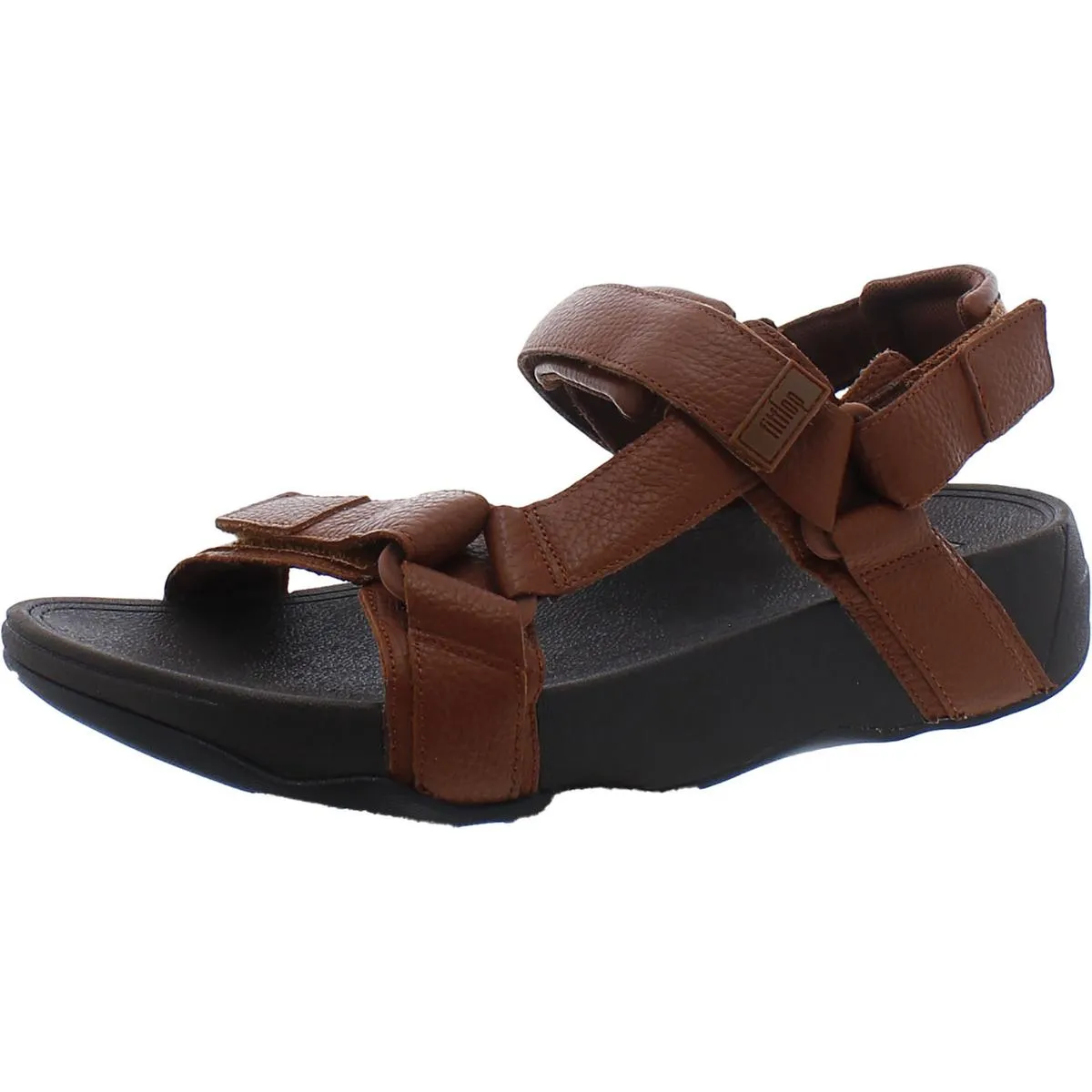 Fitflop Mens Ryker Leather Microwobbleboard Sport Sandals