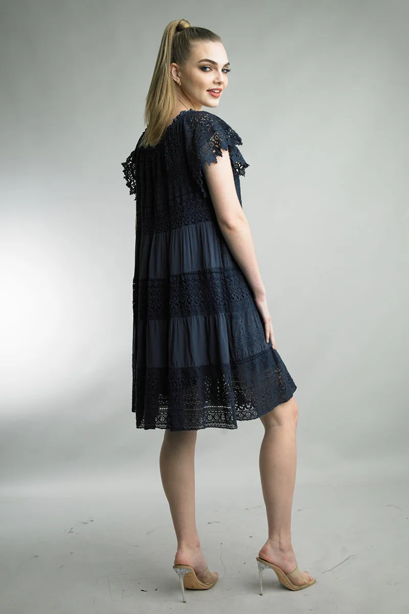 Lace Off The Shoulder Dress