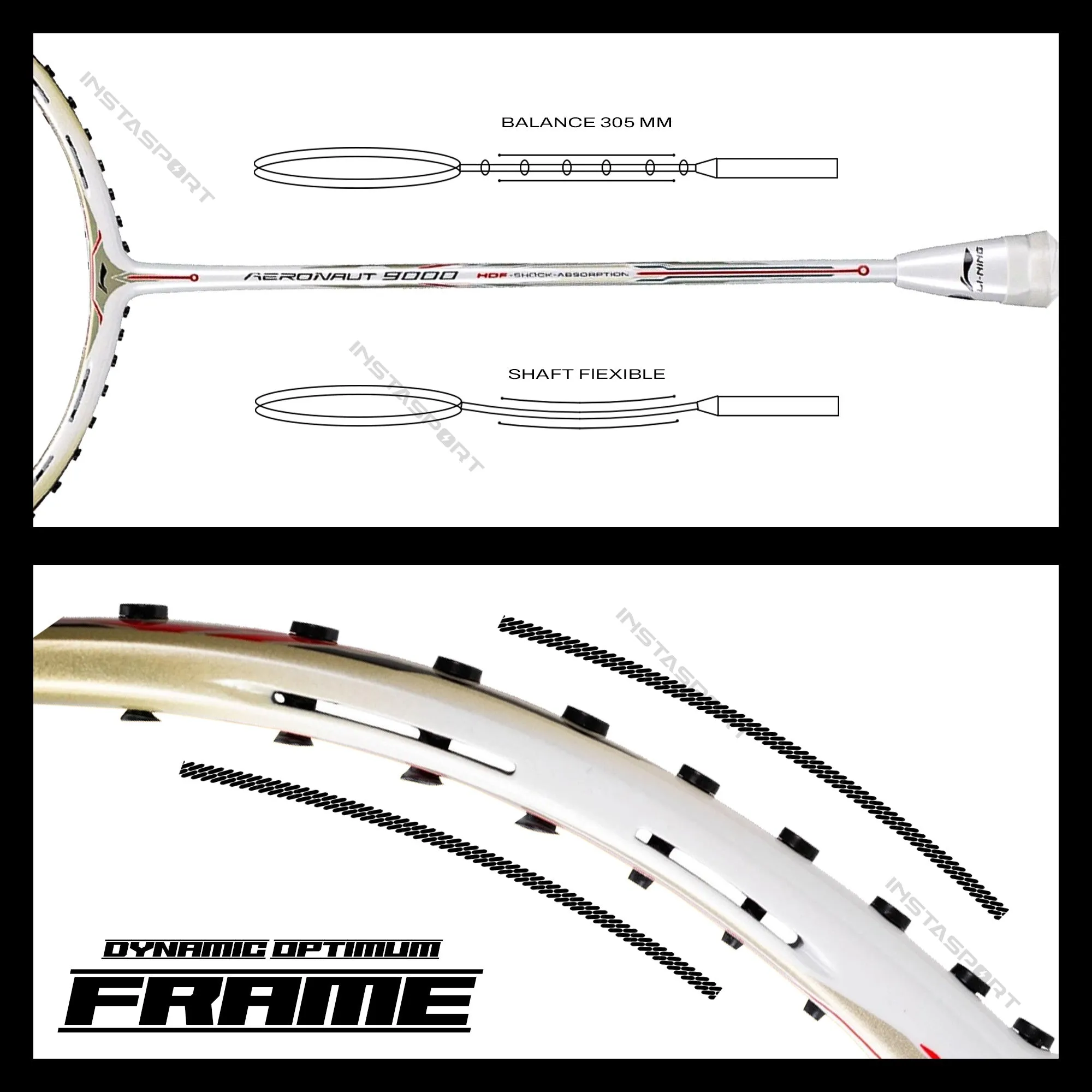 Li-Ning Aeronaut 9000 Badminton Racket