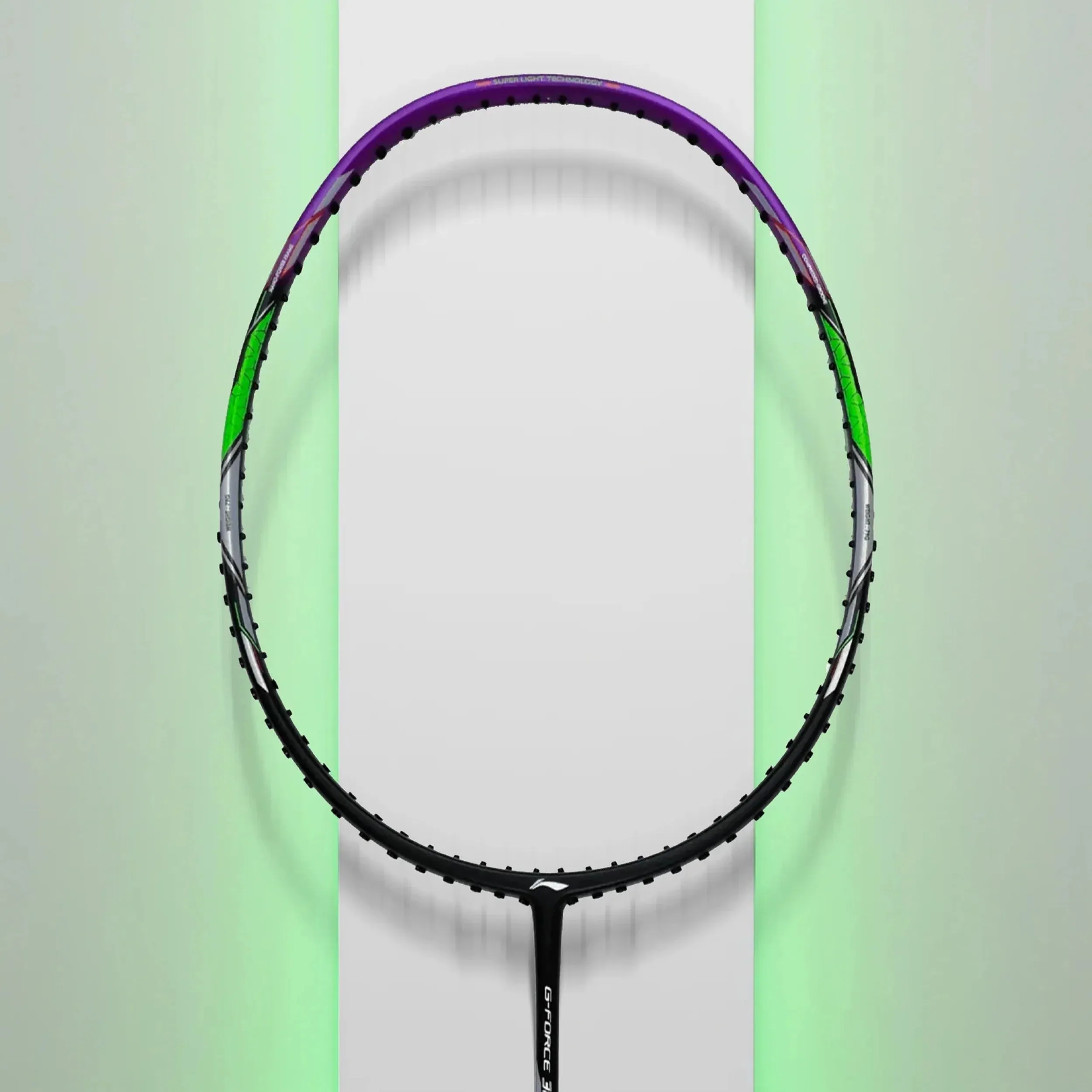 Li-Ning GForce 3800 Superlite Badminton Racket (Black/ Purple)