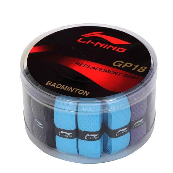 Li-Ning GP 18 Badminton Racket Grip (Pack of 10)