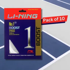 Li-Ning No. 1 Boost Badminton String - Pack of 10 Strings