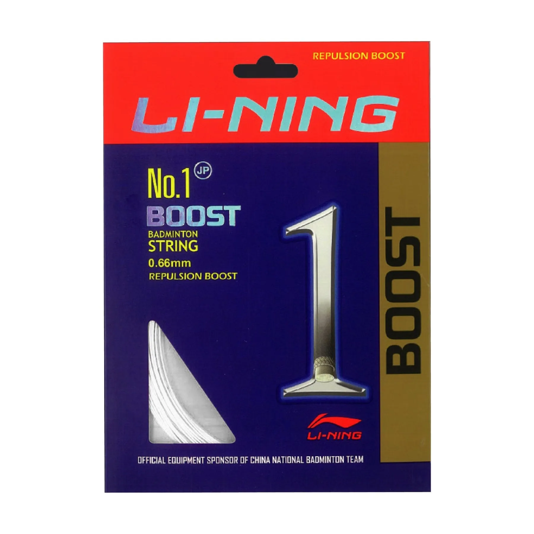 Li-Ning No. 1 Boost Badminton String - Pack of 10 Strings