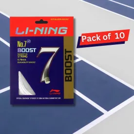 Li-Ning No. 7 Boost Badminton String - Pack of 10 Strings