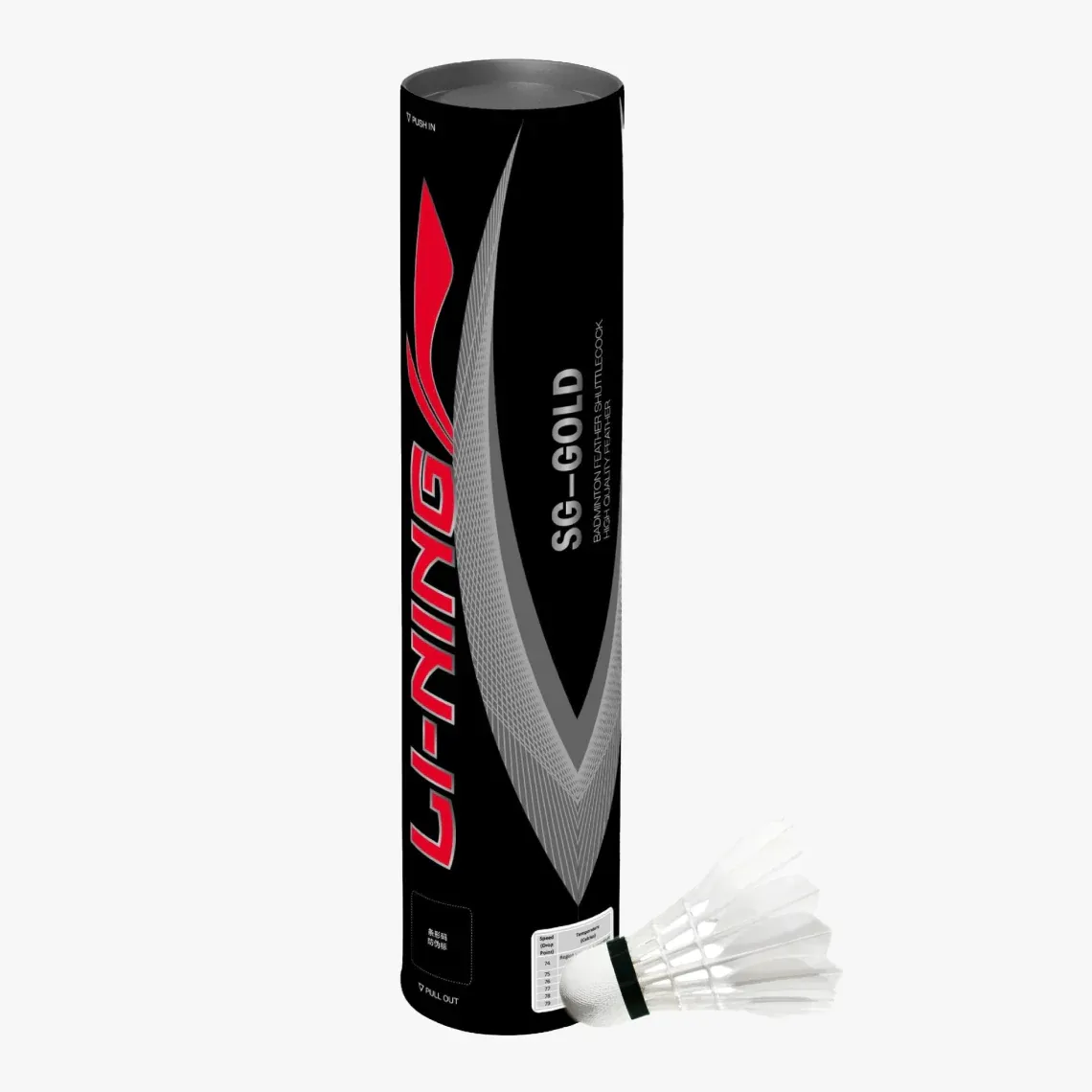 Li-Ning SG Gold Badminton Shuttlecock Speed 77