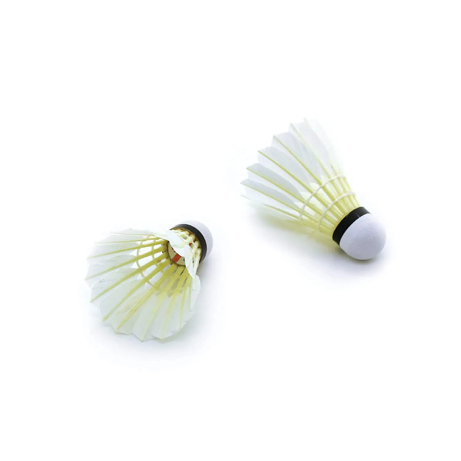 Li-Ning Strike Speed 76 Feather Shuttlecock, White Natural