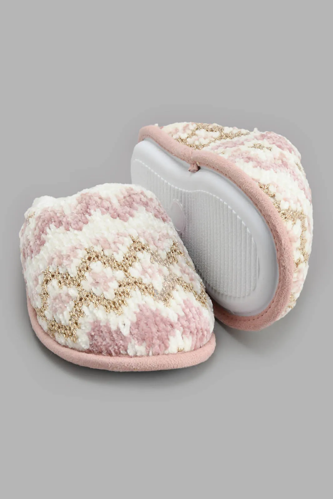 Lilac knitted Slipper