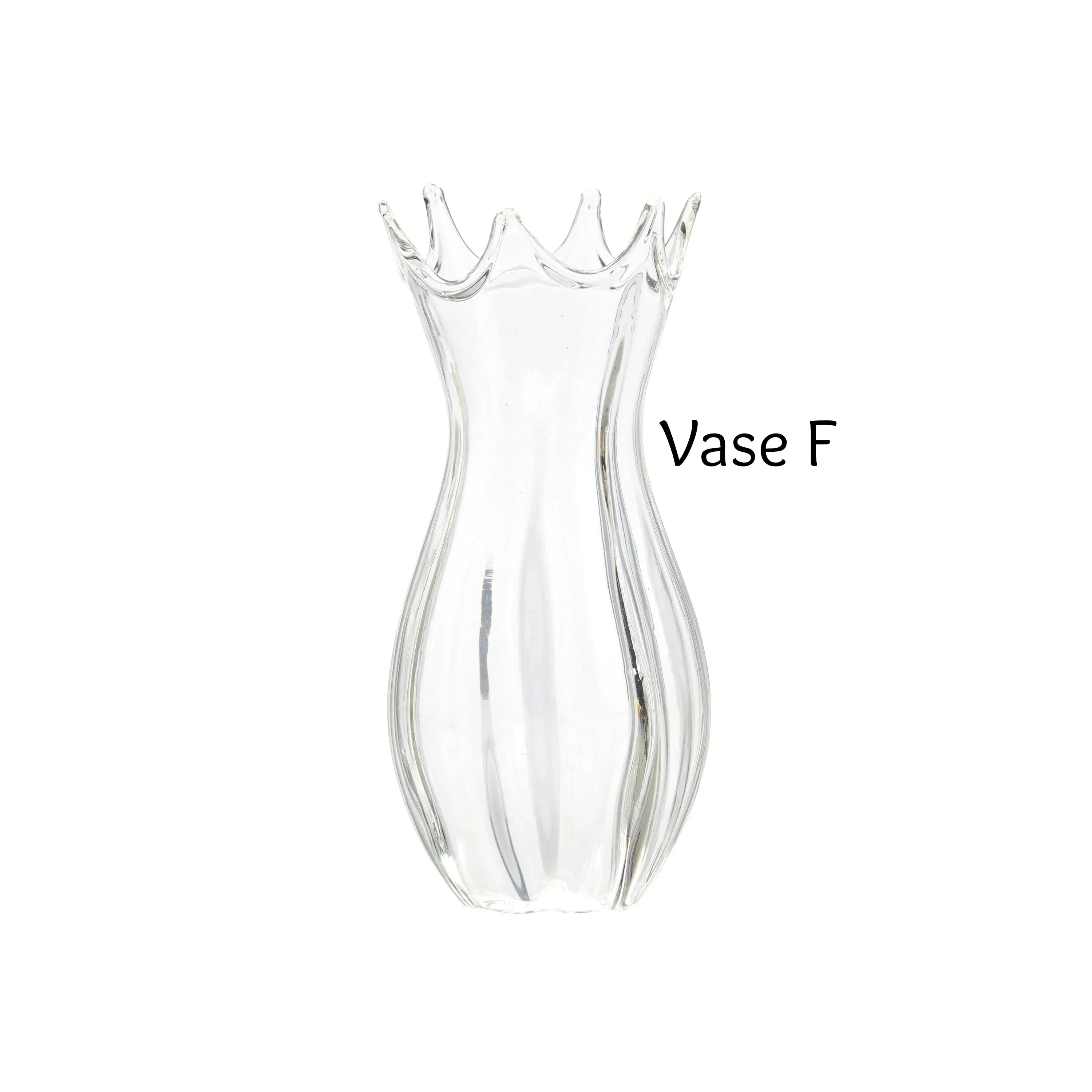 Mini Clear Glass Bud Vase Selection