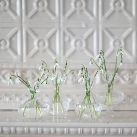 Mini Clear Glass Bud Vase Selection