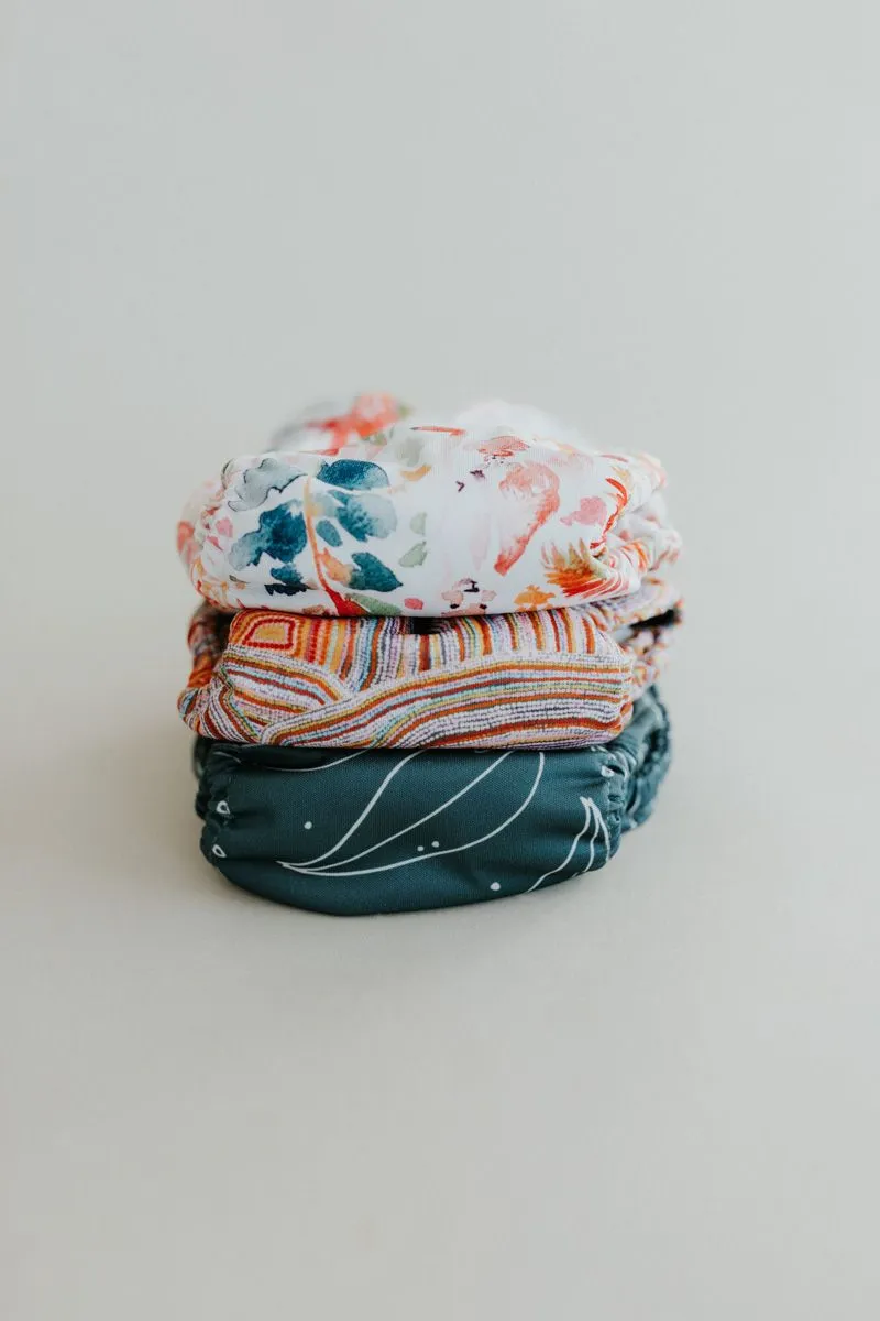 Modern Cloth Nappy - MINI 3 Pack