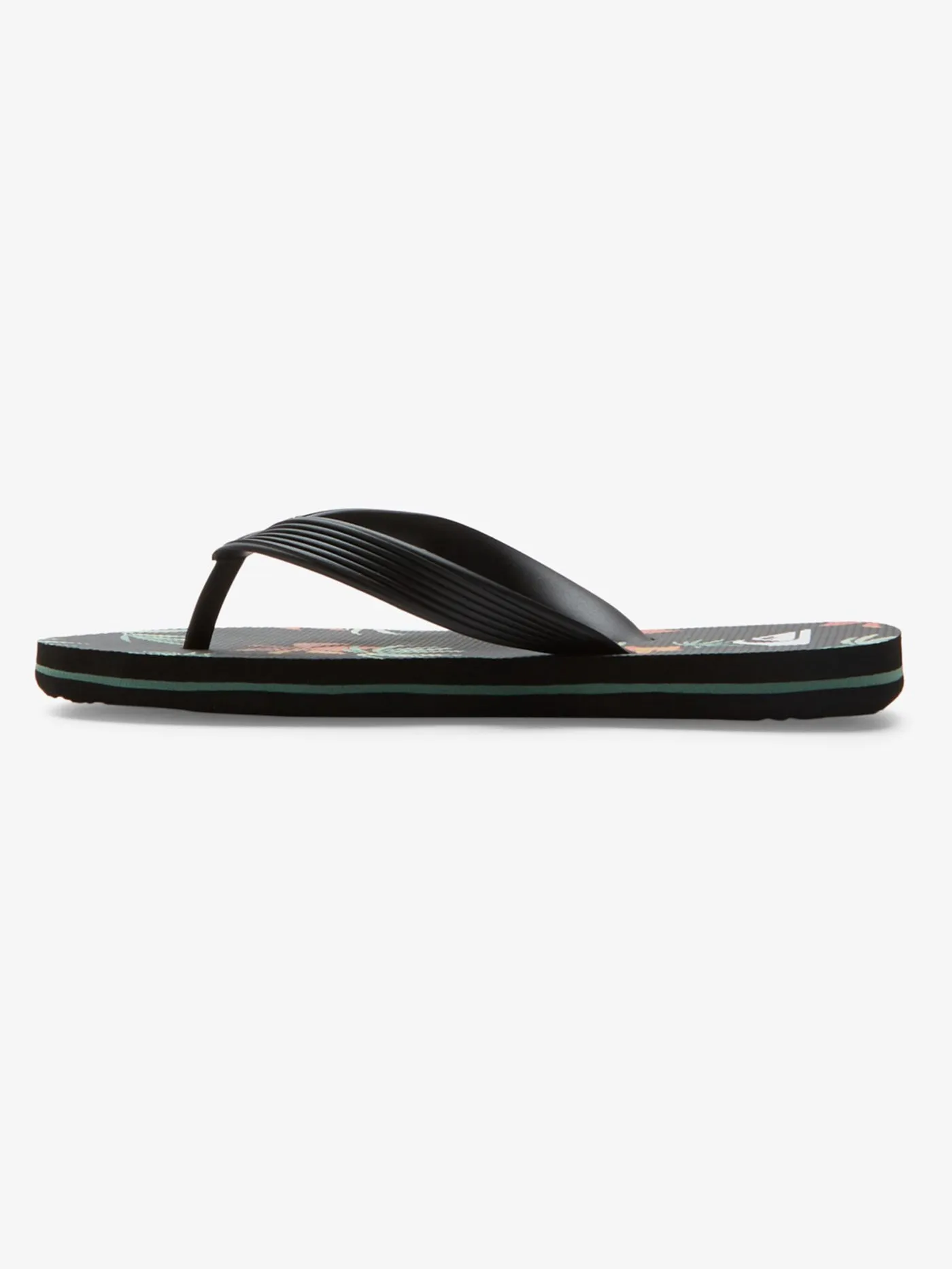 Molokai Art II Black/Orange/Green Sandals (Kids)