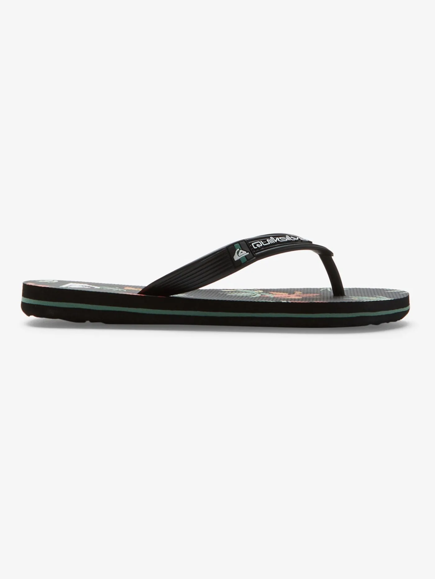 Molokai Art II Black/Orange/Green Sandals (Kids)