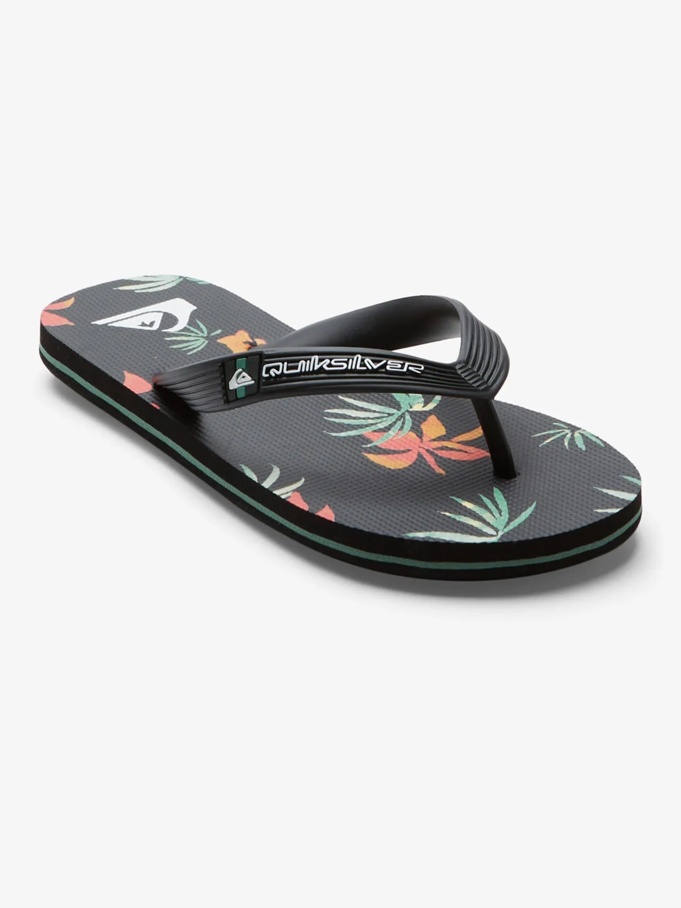 Molokai Art II Black/Orange/Green Sandals (Kids)