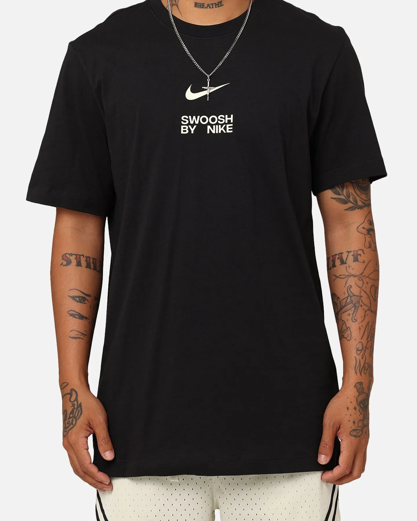 Nike Sportswear Big Swoosh T-Shirt Black