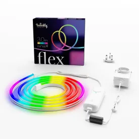 [OPEN BOX] TWINKLY FLEX Starter Kit 3M - 300 LEDs RGB LightApp-Controlled Flexible Light Tube Gen II - White