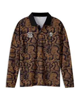 Rattlesnake Long Sleeve Polo