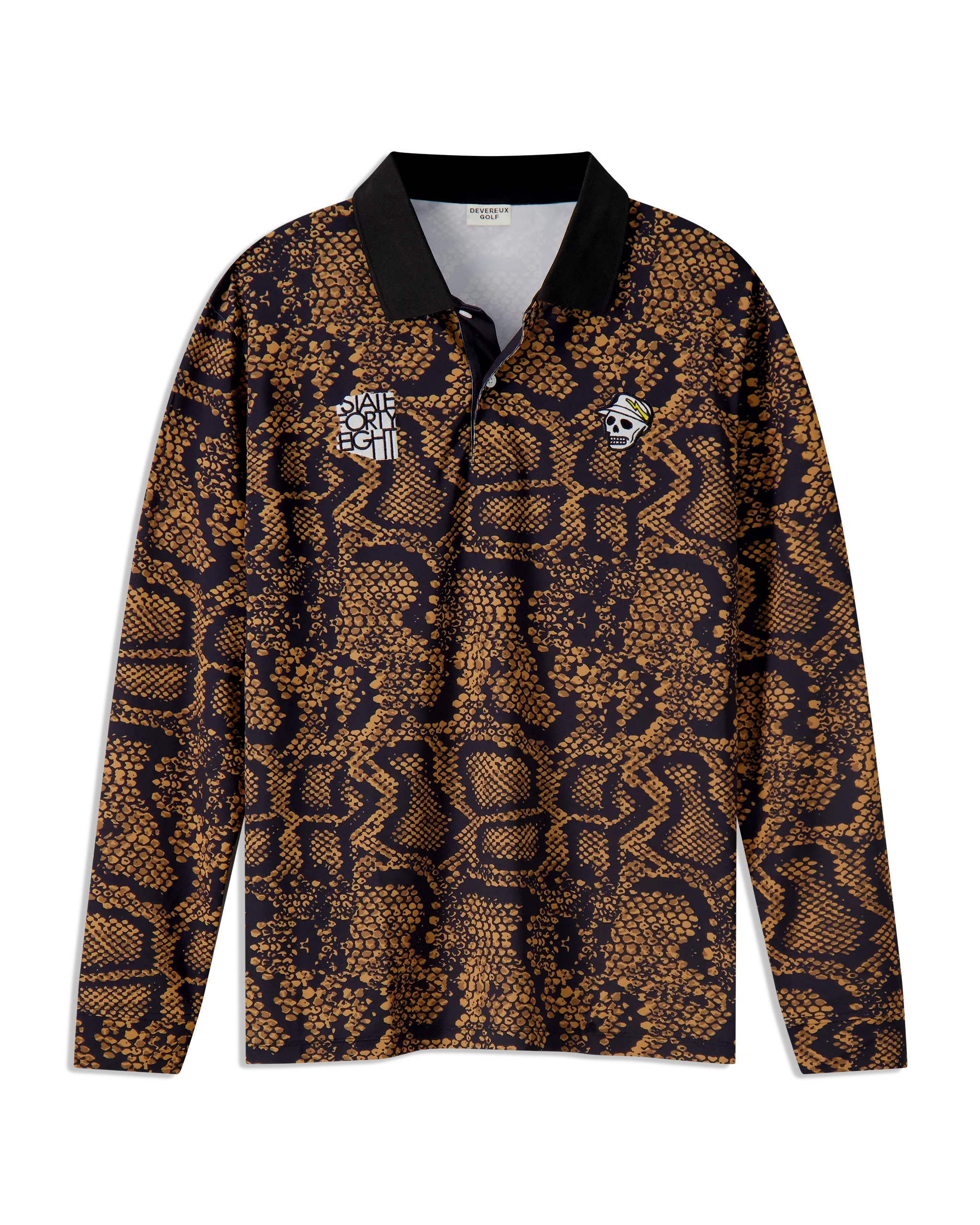Rattlesnake Long Sleeve Polo