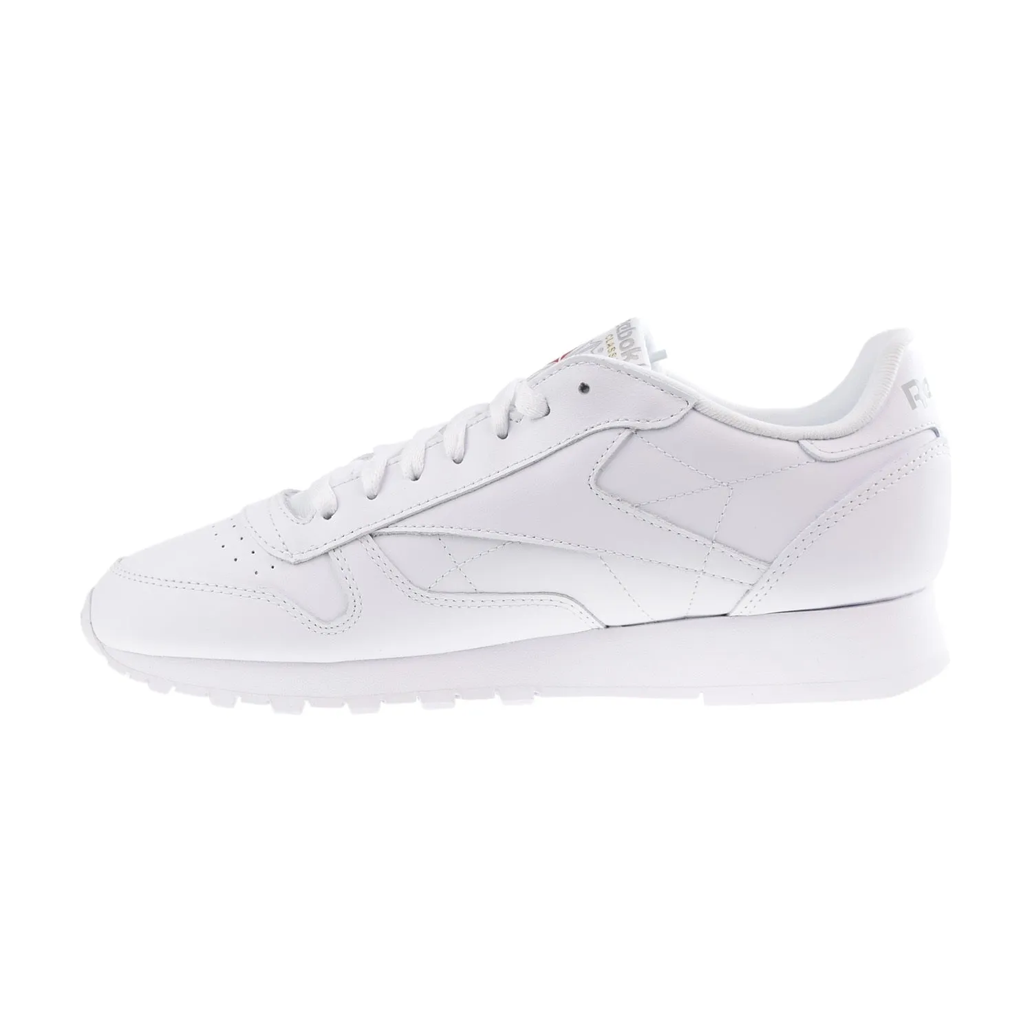 Reebok Classic Leather Men's Shoes Footwear White-Pure Grey
