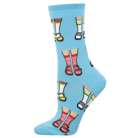 Socksmith W Socks and Sandals BLUE
