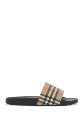 Tartan Slides Footwear