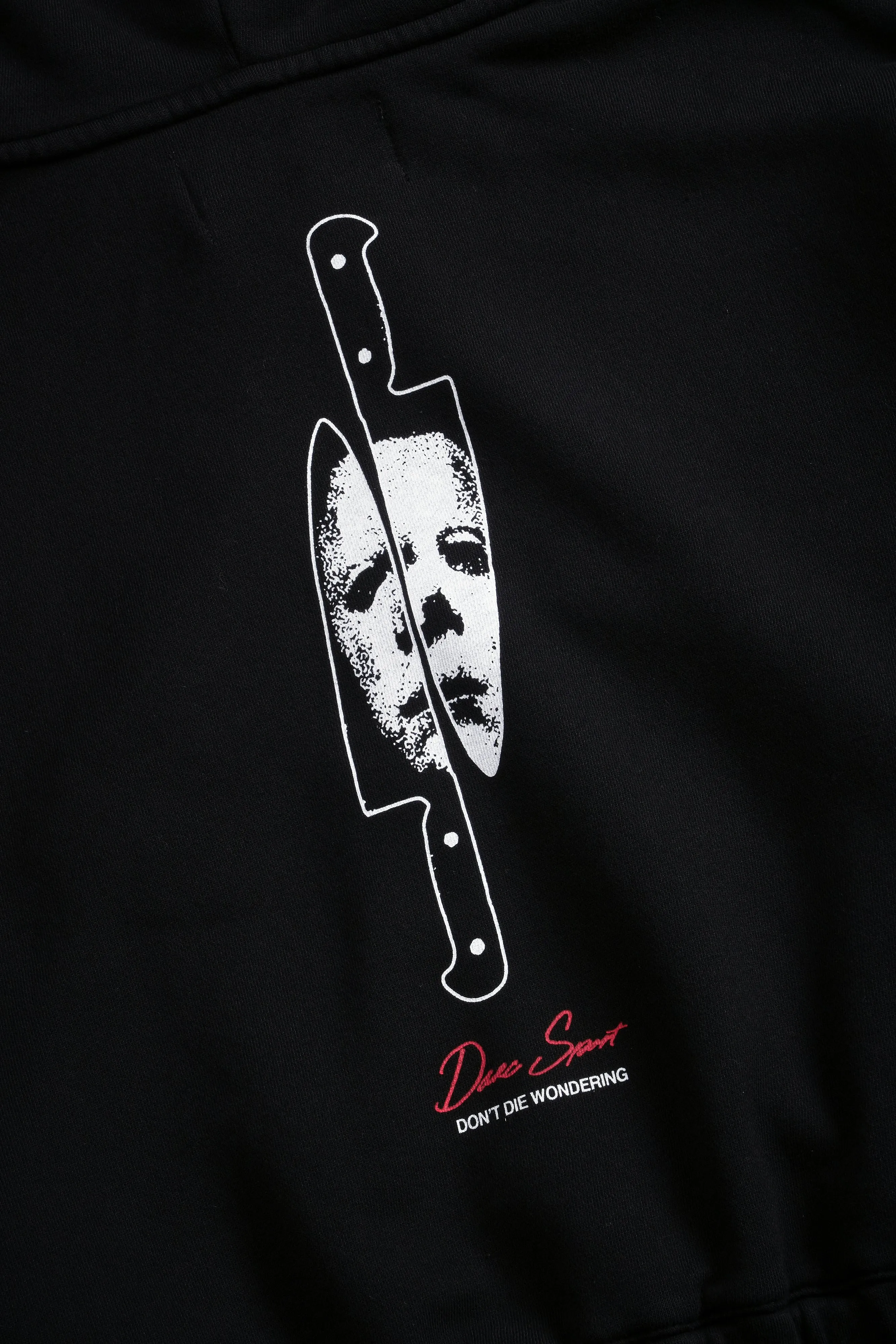 The Night "Chambers" (Cropped) Zip Hoodie in Black