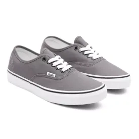 Vans Authentic VN000JRAPBQ Men's Pewter/Black Athletic Skate Shoes FB104